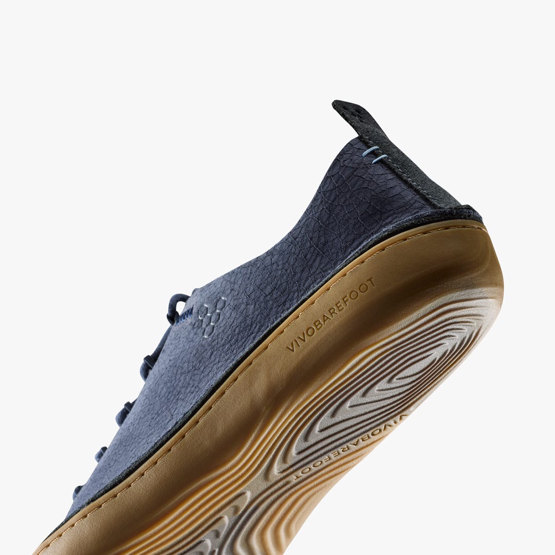 Vivobarefoot Sensus Moc Lace Up Cracked Leather Mens Seaborne