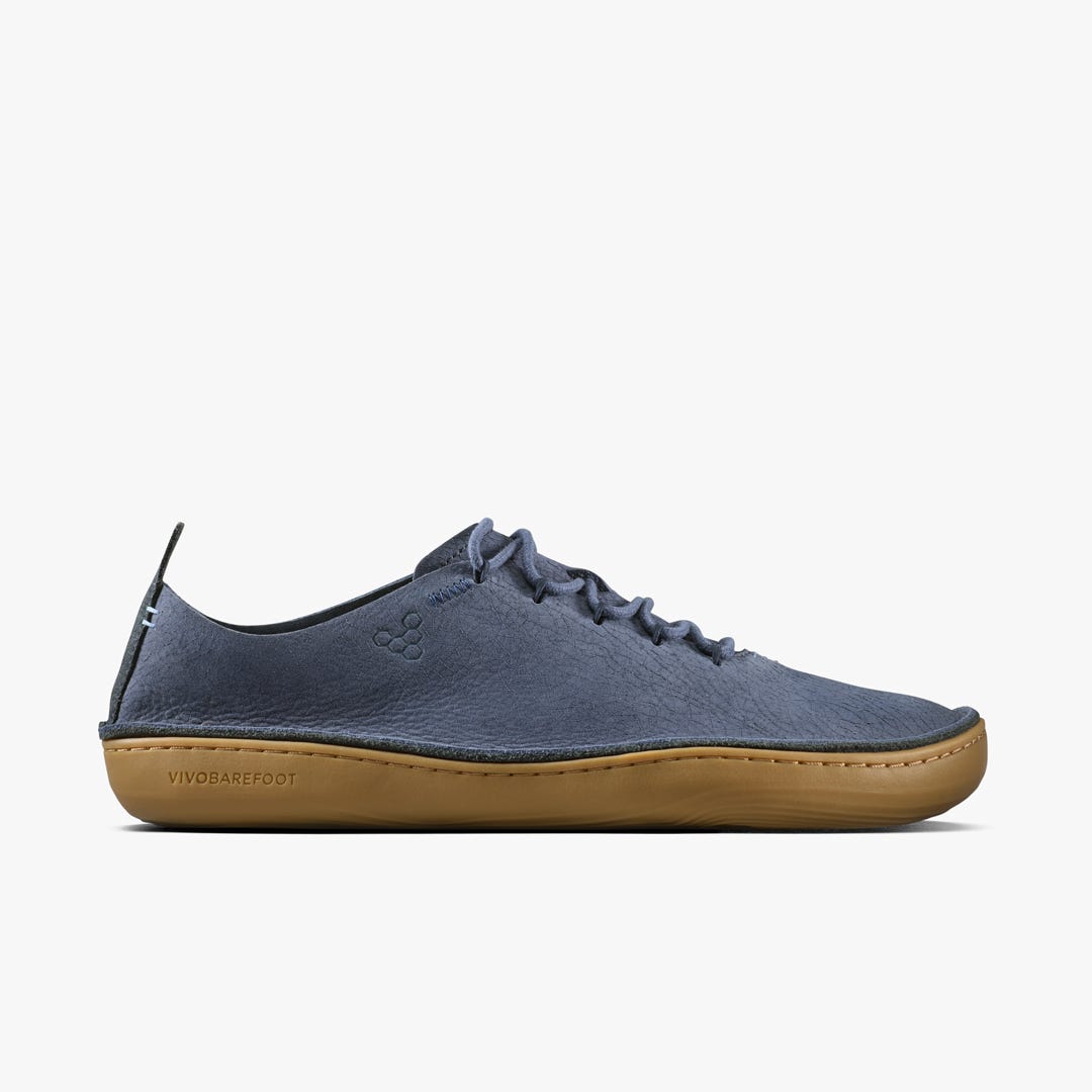 Vivobarefoot Sensus Moc Lace Up Cracked Leather Mens Seaborne