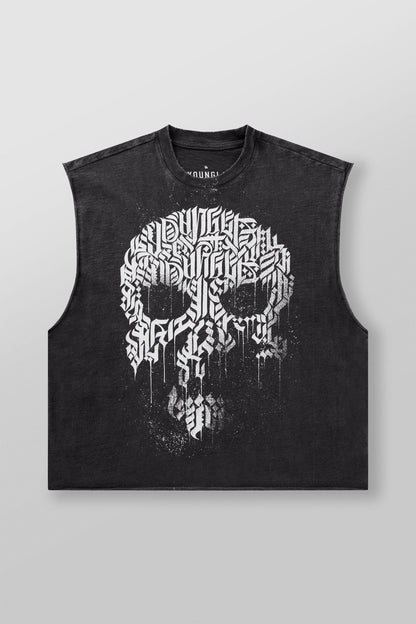 YoungLA 3058 - Slayer Slub Cut-Off Black Wash