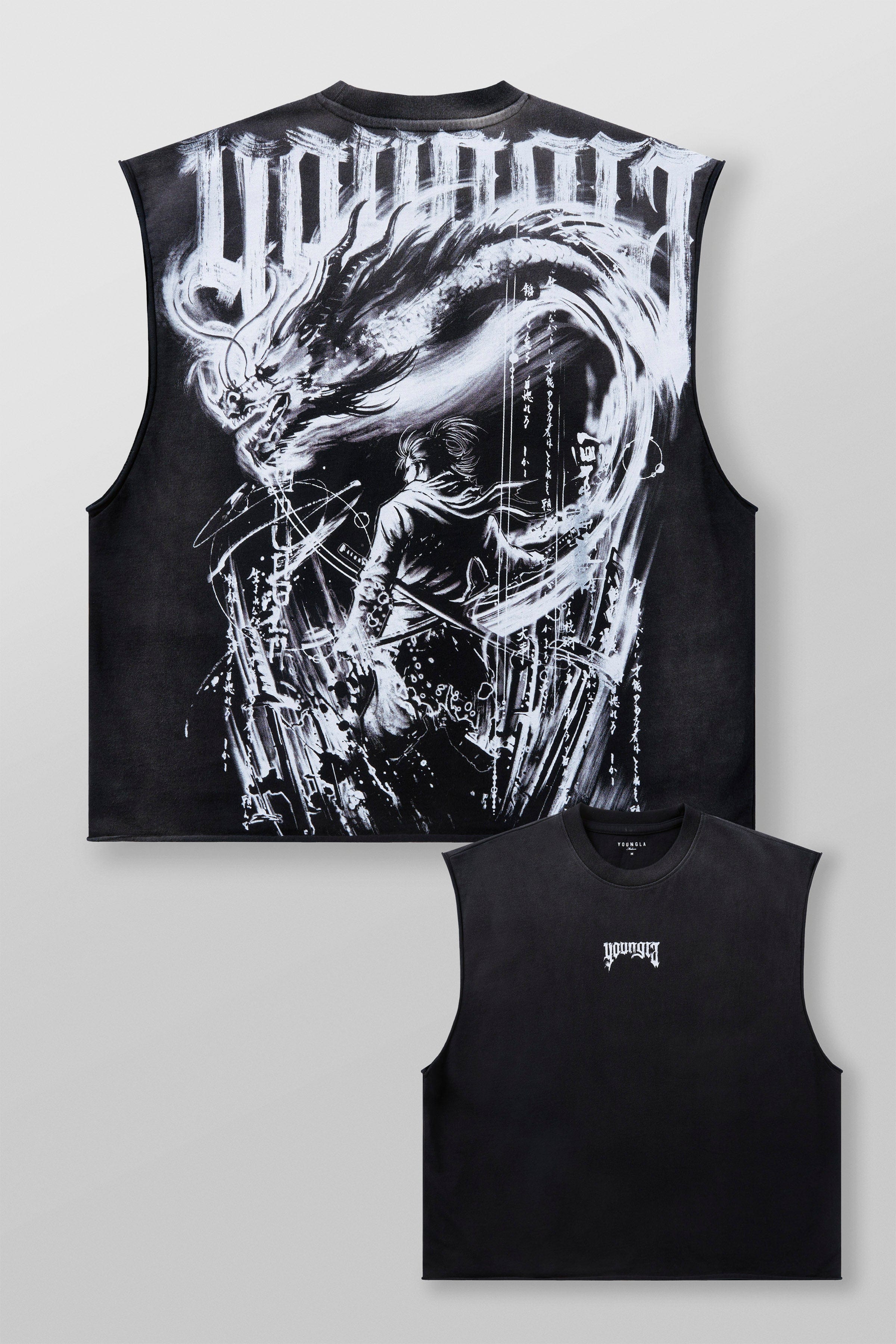 YoungLA 3061 - Samurai Cut-Offs Dragon Whisperer