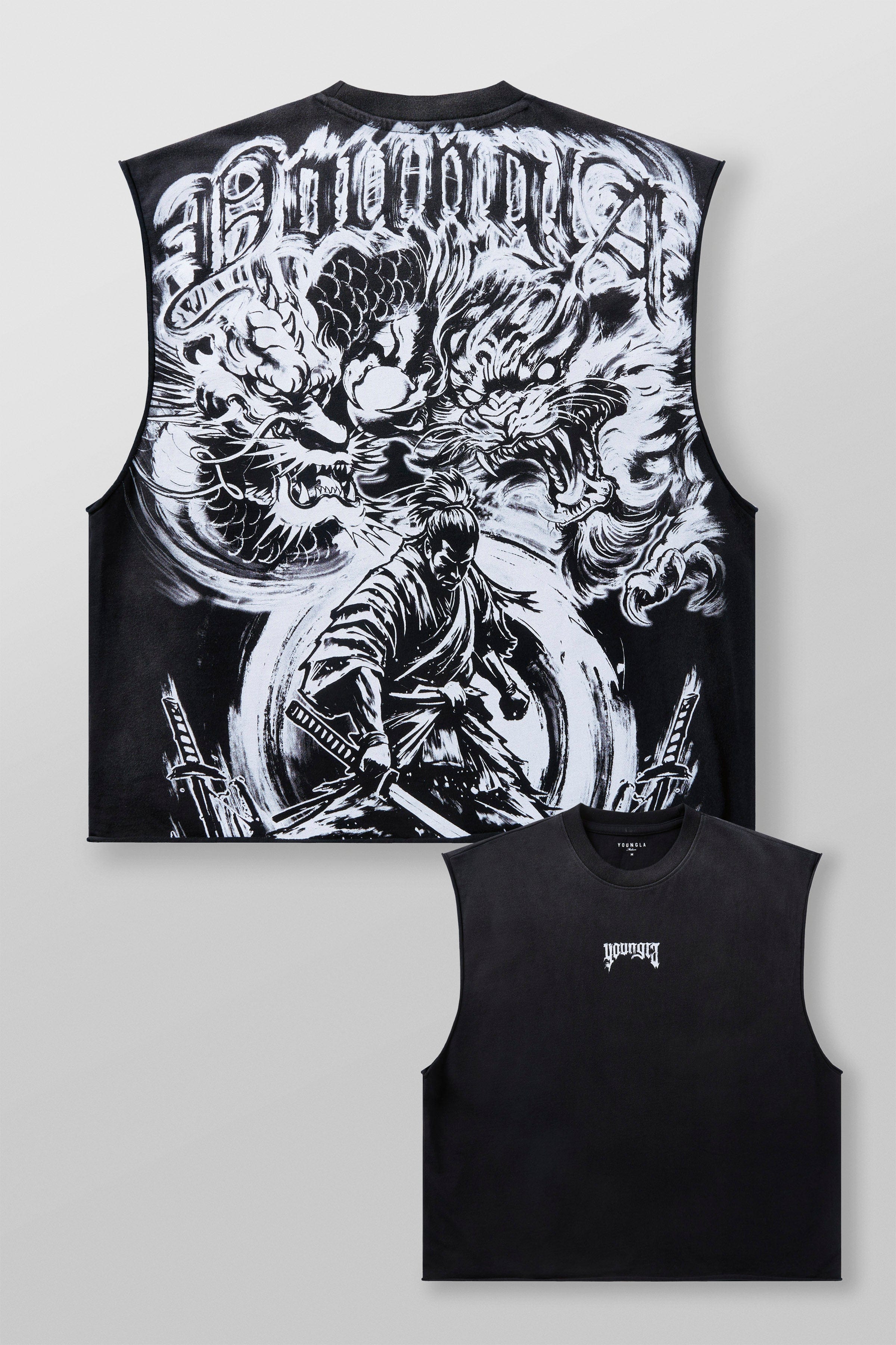 YoungLA 3061 - Samurai Cut-Offs Mythic Warrior