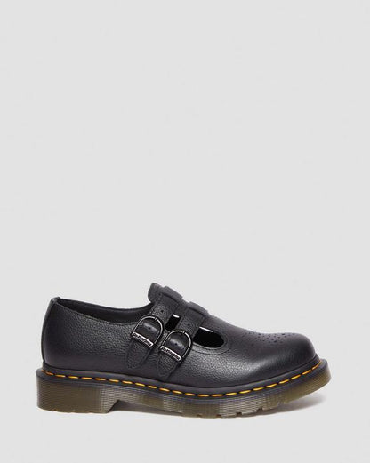 Dr Martens 8065 Virginia Leather Mary Jane Shoes - Black