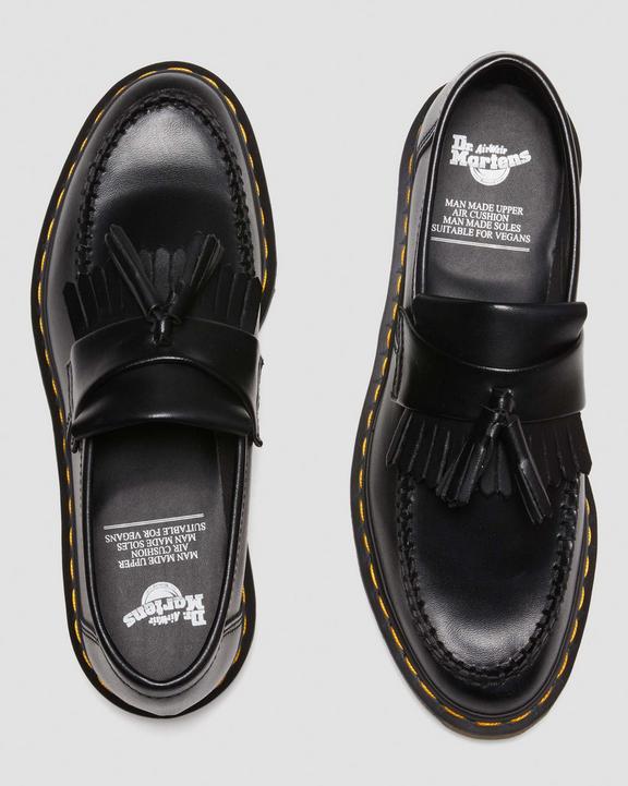 Dr. Martens Vegan Adrian Felix Tassel Loafers Black - Womens