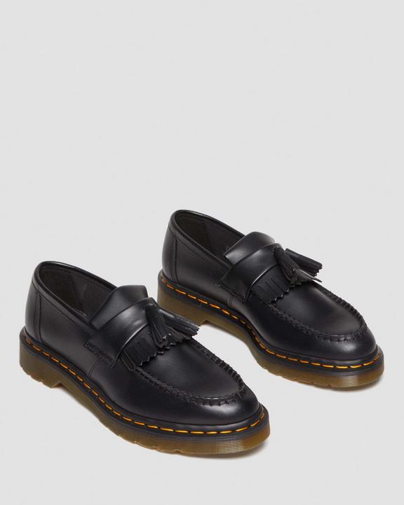 Dr. Martens Vegan Adrian Felix Tassel Loafers Black - Womens