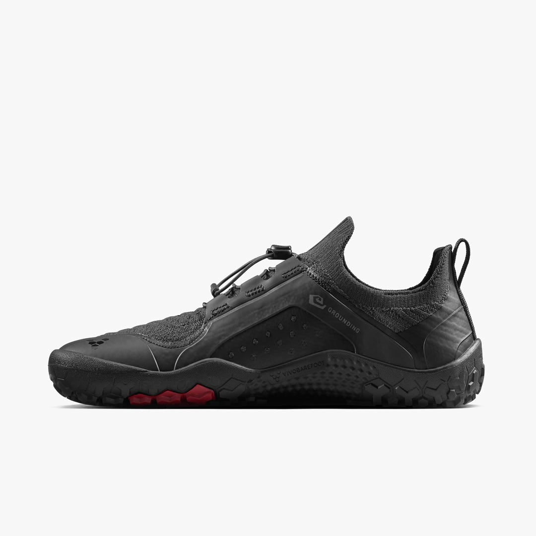 Vivobarefoot Primus Trail Knit Fg Grounding Mens Obsidian