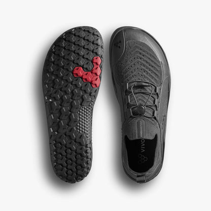 Vivobarefoot Primus Trail Knit Fg Grounding Mens Obsidian