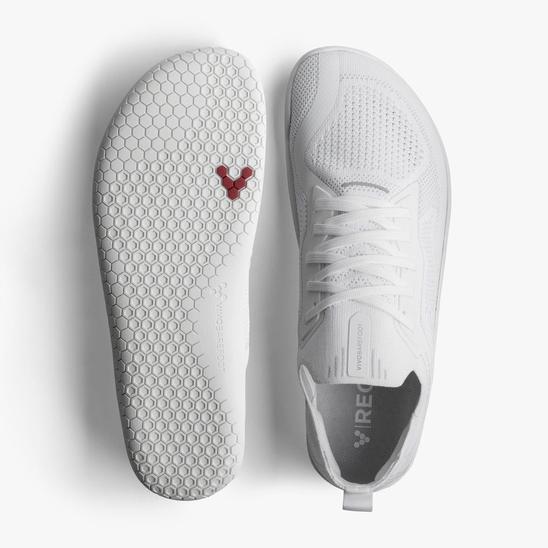 Vivobarefoot Primus Lite Knit Mens Bright White