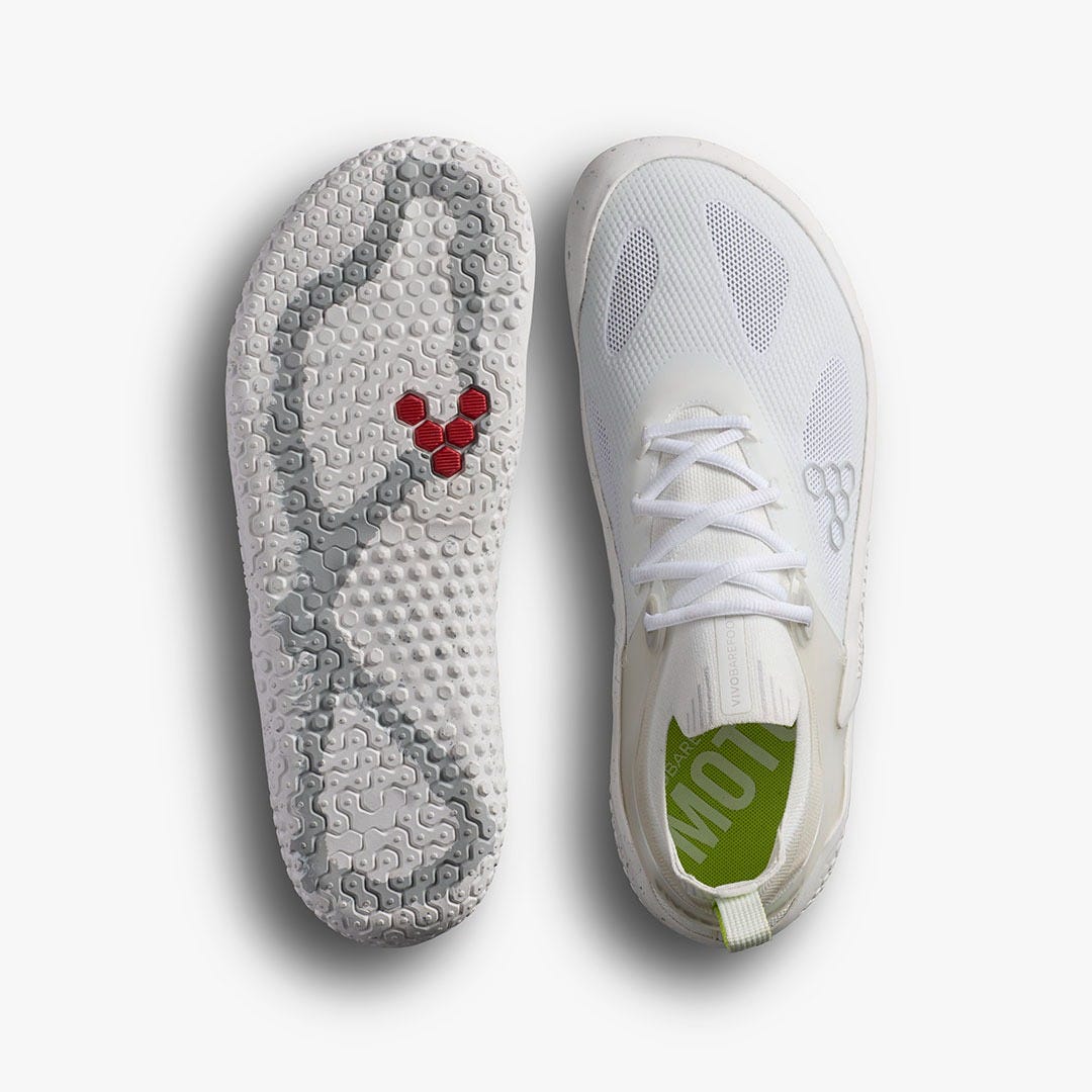Vivobarefoot Motus Strength Mens Bright White-Grey