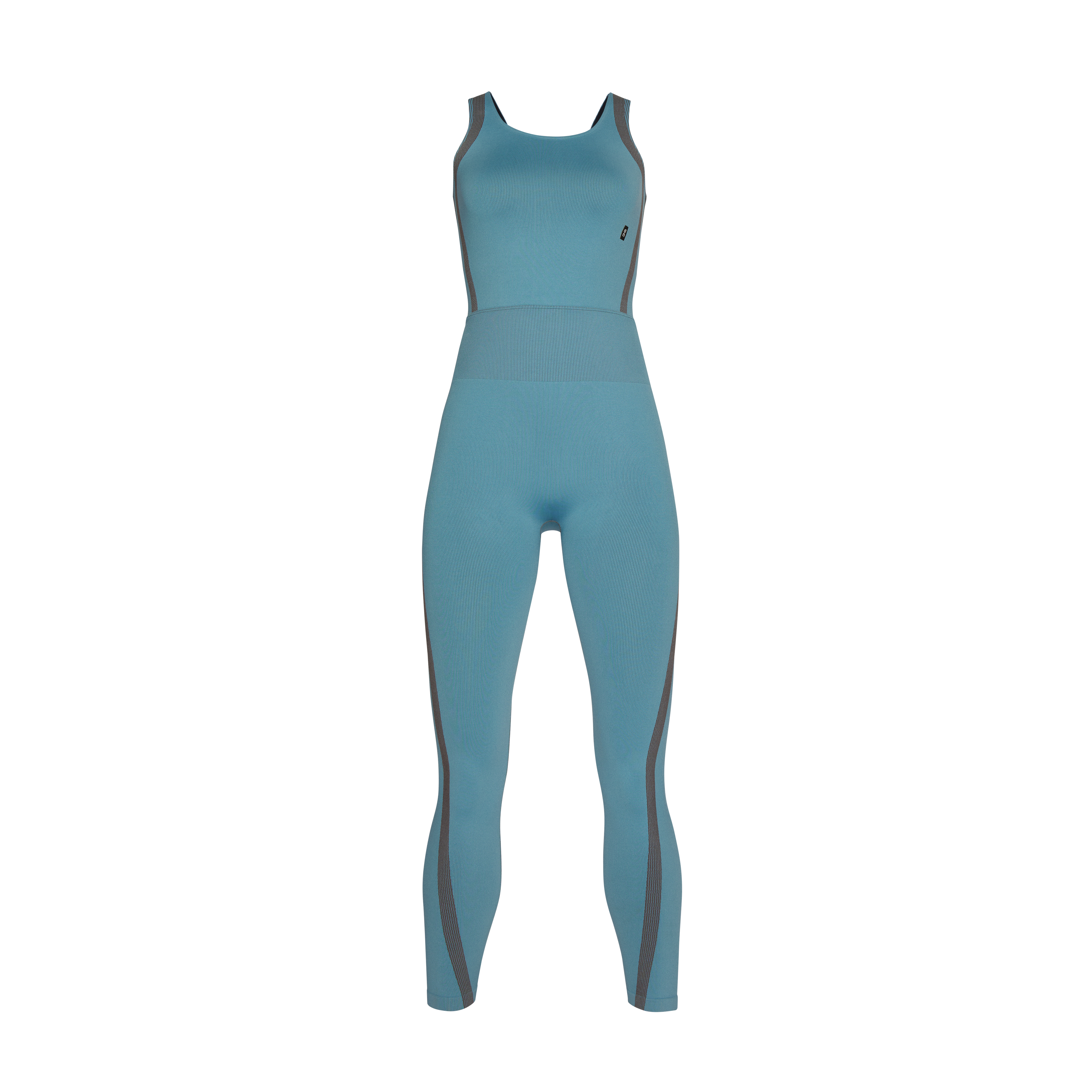 On Studio Knit Bodysuit 7/8 Niagara | Rock (Women's)