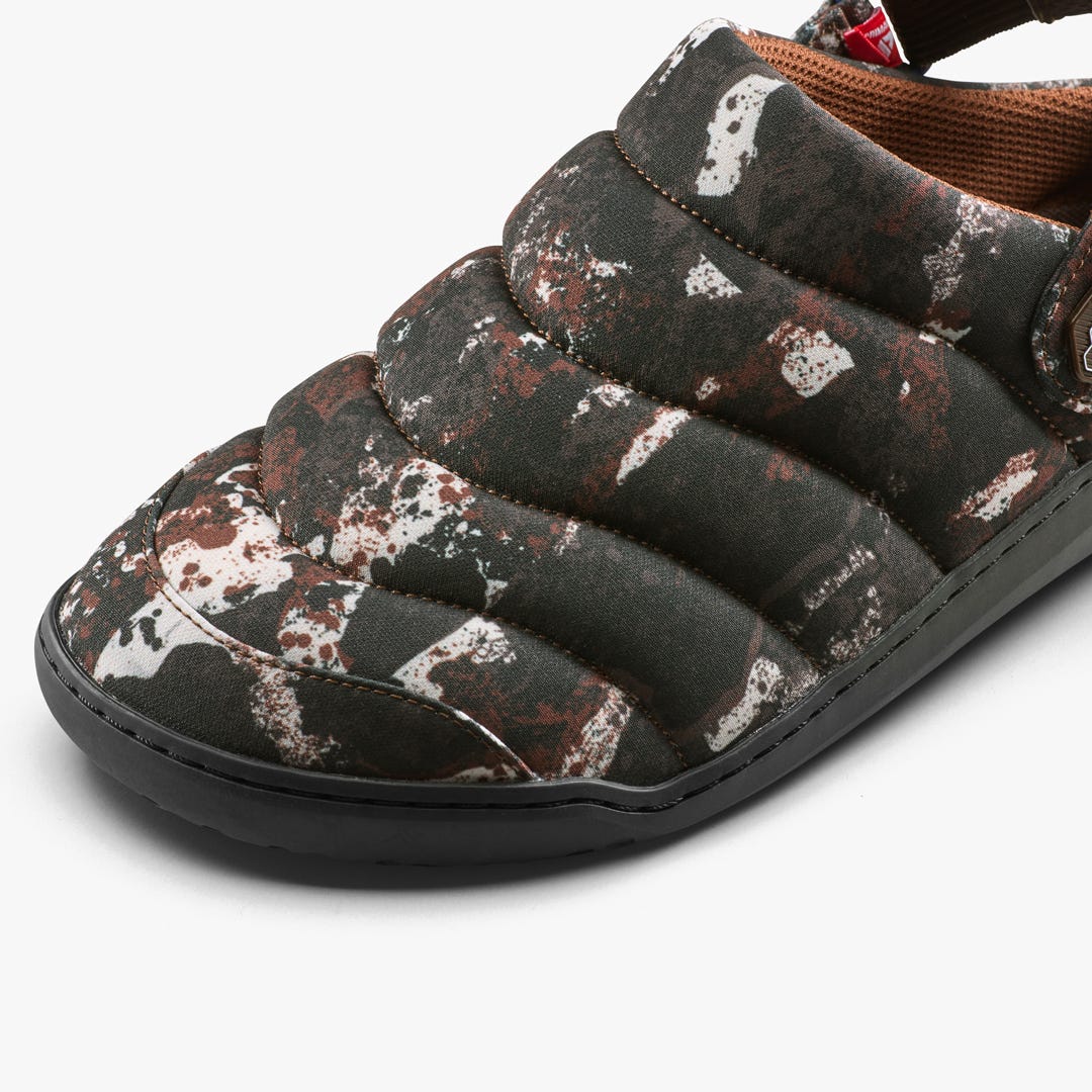 Vivobarefoot Gobi Wavey Mule Textile Mens Mole Print