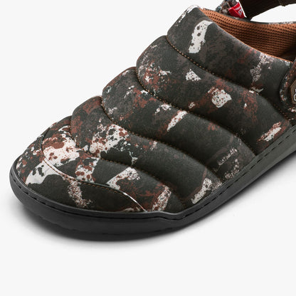 Vivobarefoot Gobi Wavey Mule Textile Mens Mole Print