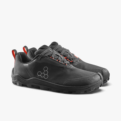Vivobarefoot Primus Trail Flow Waterproof Mens Eclipse/ Molten Lava
