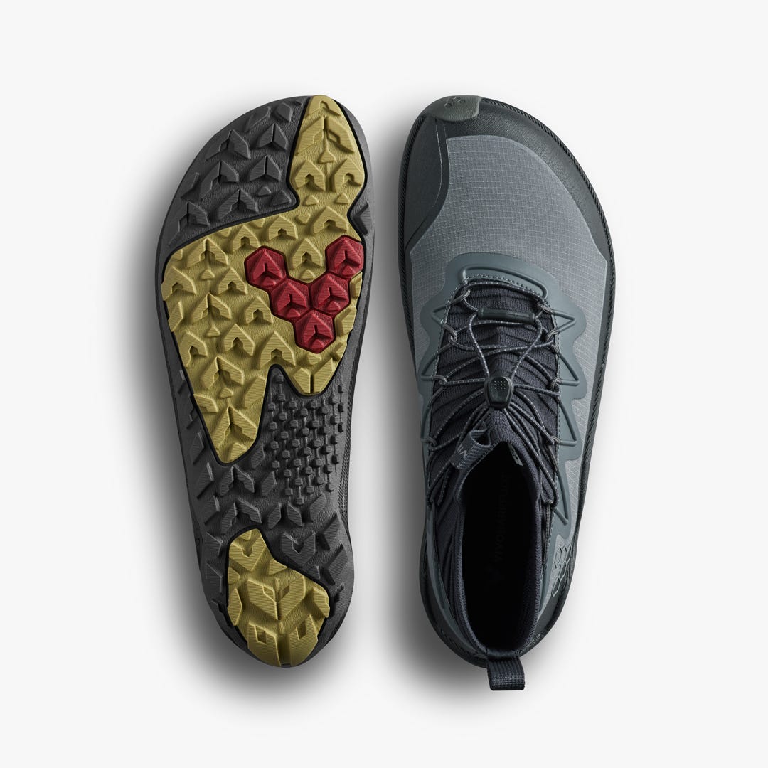 Vivobarefoot Primus Trail Flow Mid Ii Mens Dark Shadow