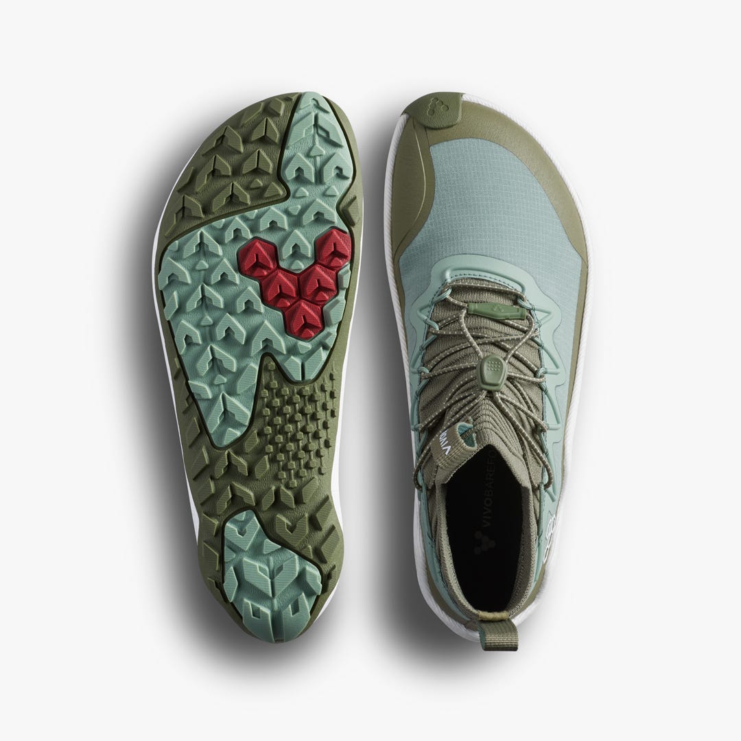 Vivobarefoot Primus Trail Flow Mid Ii Mens Glacial Green