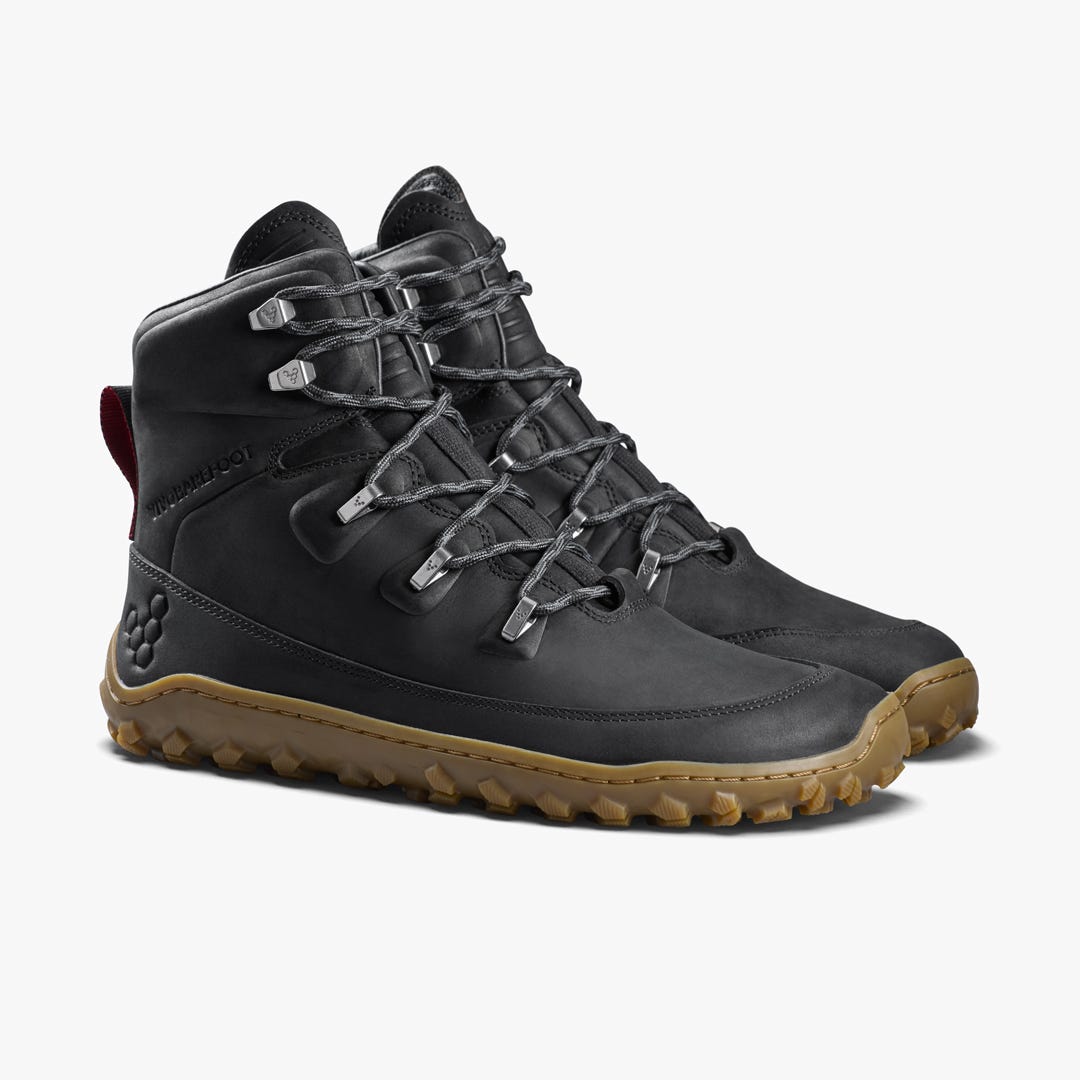 Vivobarefoot Tracker Leather At Ii Mens Obsidian