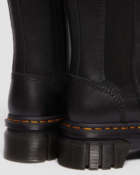 Dr. Martens Audrick Tall Nappa Leather Platform Chelsea Boots Black - Mens