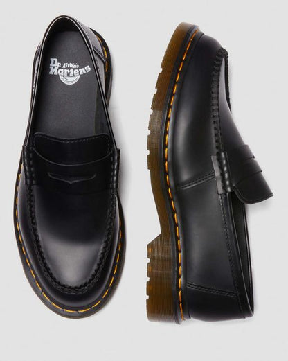 Dr Martens Penton Smooth Leather Loafers - Black