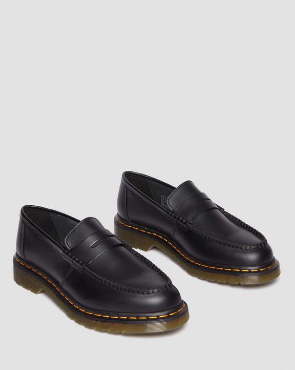 Dr Martens Penton Smooth Leather Loafers - Black