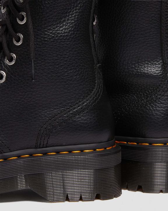 Dr. Martens Sinclair Hi Milled Nappa Leather Platform Boots Black Milled Nappa - Mens