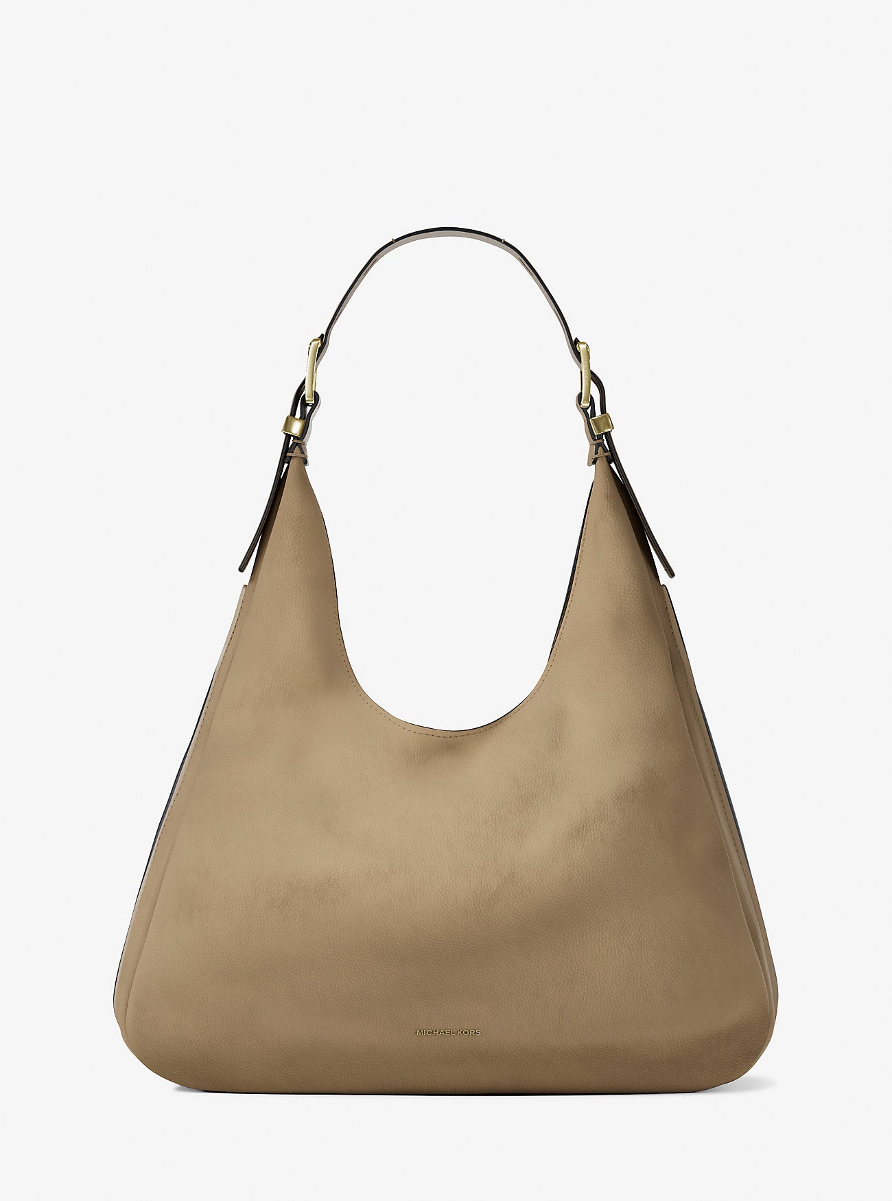 Nolita Large Nubuck Hobo Shoulder Bag Husk Husk