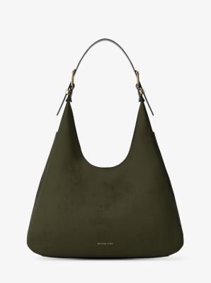 Nolita Large Nubuck Hobo Shoulder Bag Ivy Ivy