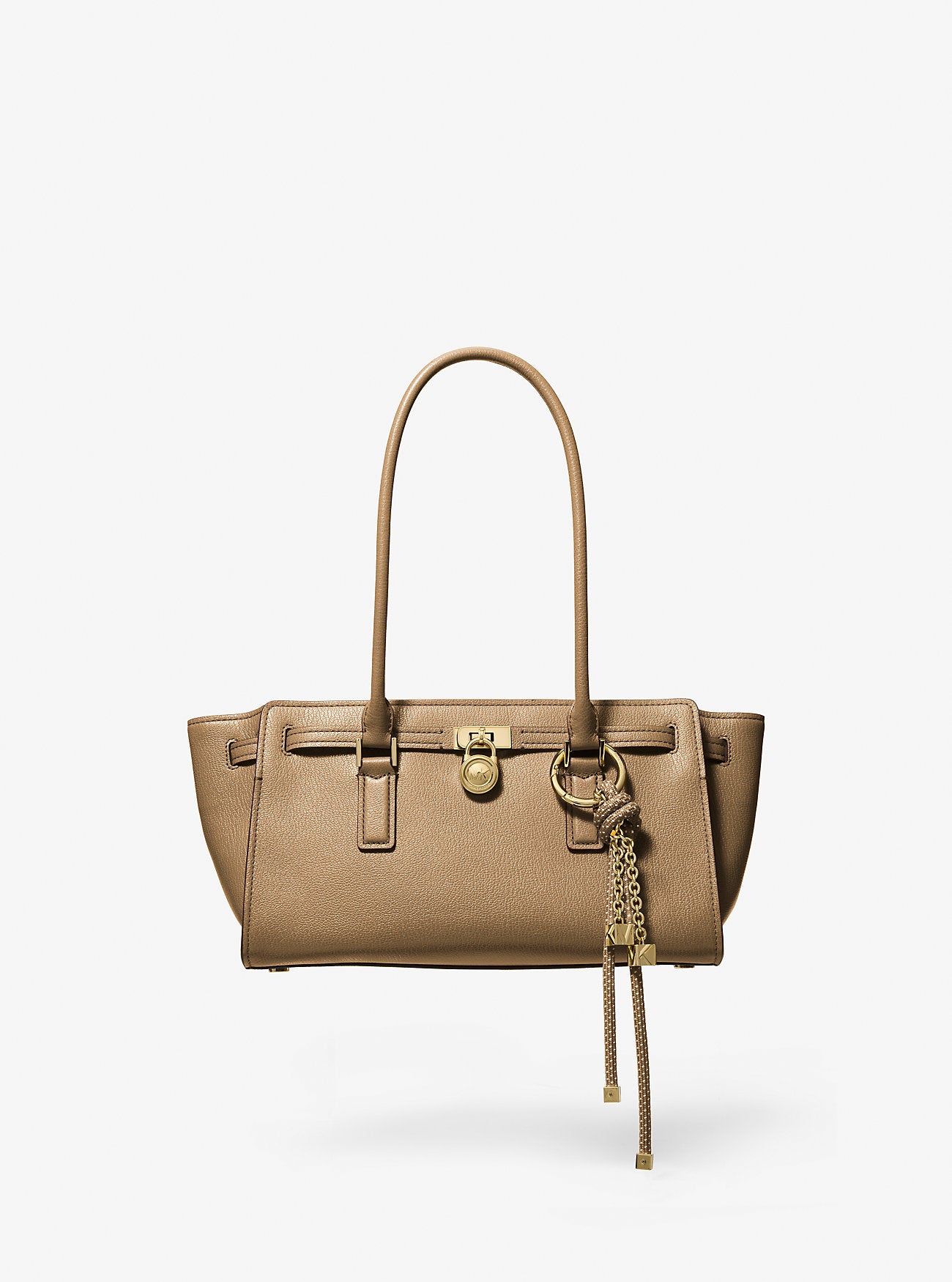 Hamilton Moderne Small Leather Satchel Husk Husk