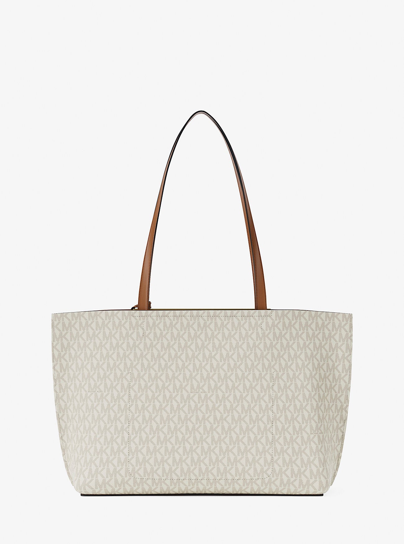 Evelyn Large Signature Logo Tote Bag Vanilla-Acorn Vanilla-Acorn