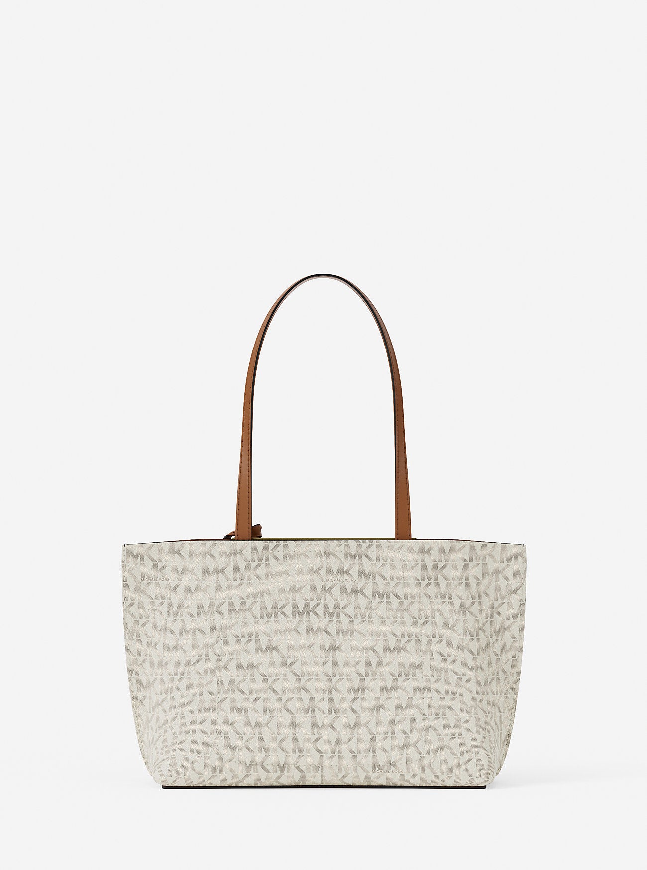 Evelyn Small Signature Logo Tote Bag Vanilla-Acorn Vanilla-Acorn