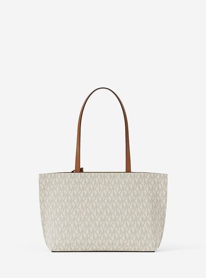 Evelyn Small Signature Logo Tote Bag Vanilla-Acorn Vanilla-Acorn