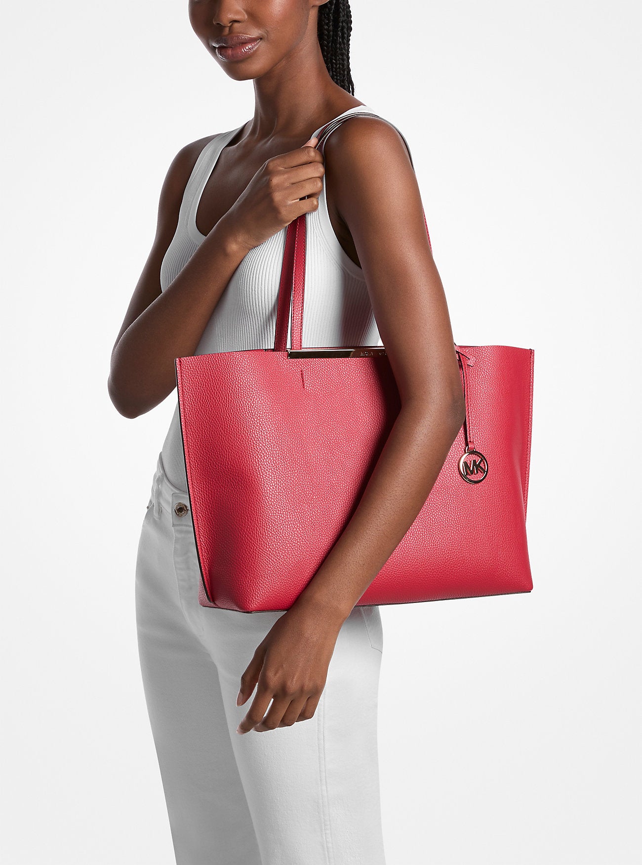 Evelyn Large Tote Bag Crimson Crimson