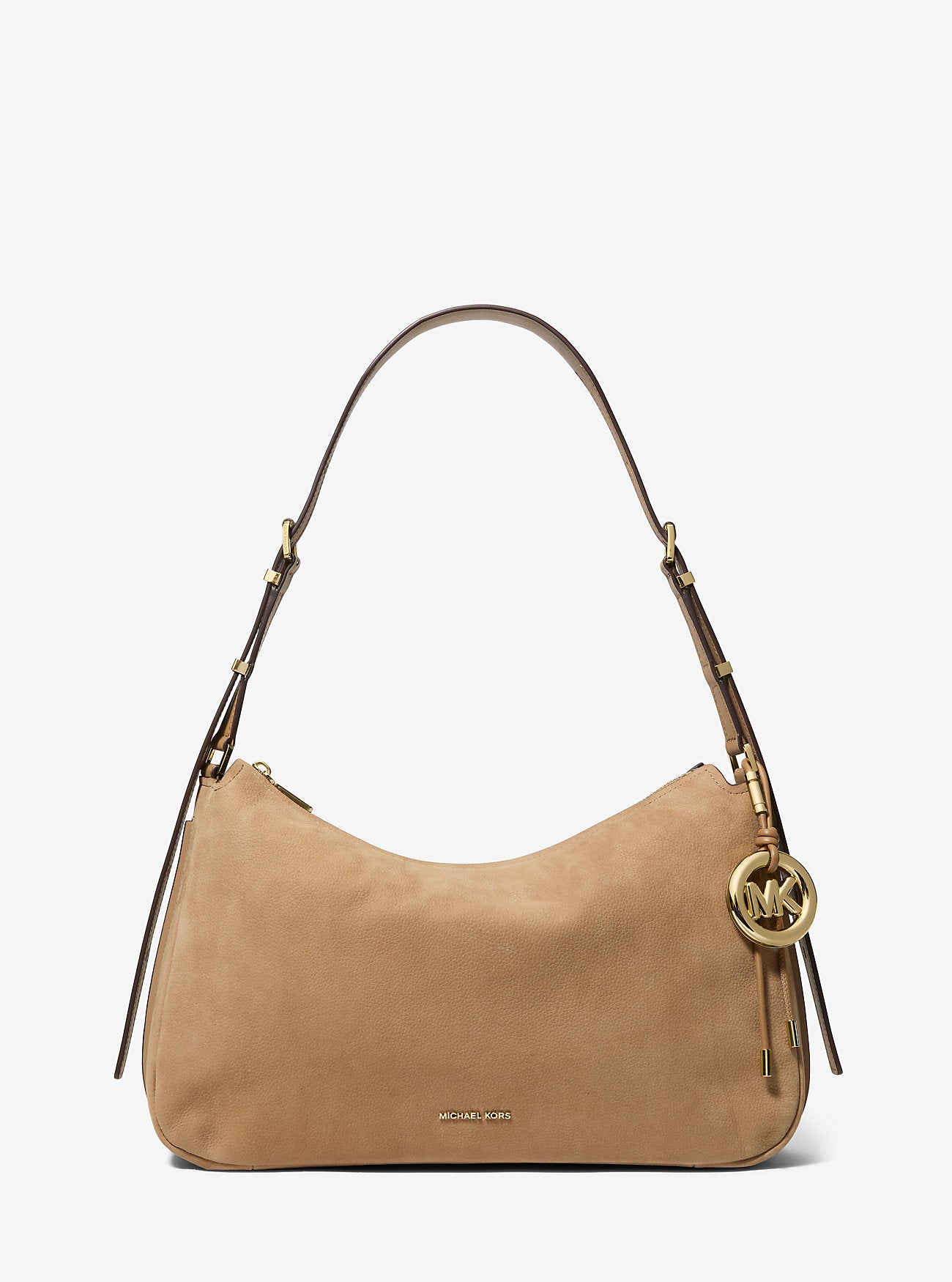 Nolita Medium Nubuck Convertible Shoulder Bag Husk Husk