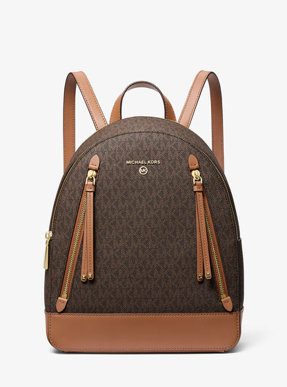 Brooklyn Medium Logo Backpack Brn-Acorn Brn-Acorn