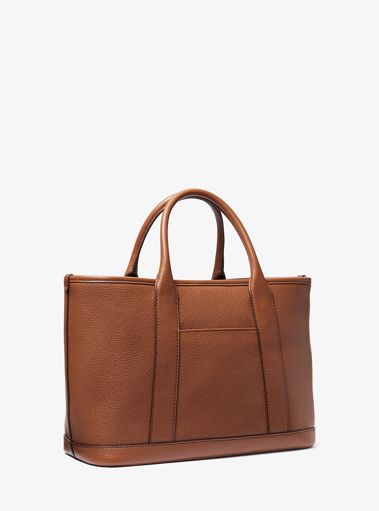 Luisa Medium Pebbled Leather Tote Bag Luggage Luggage