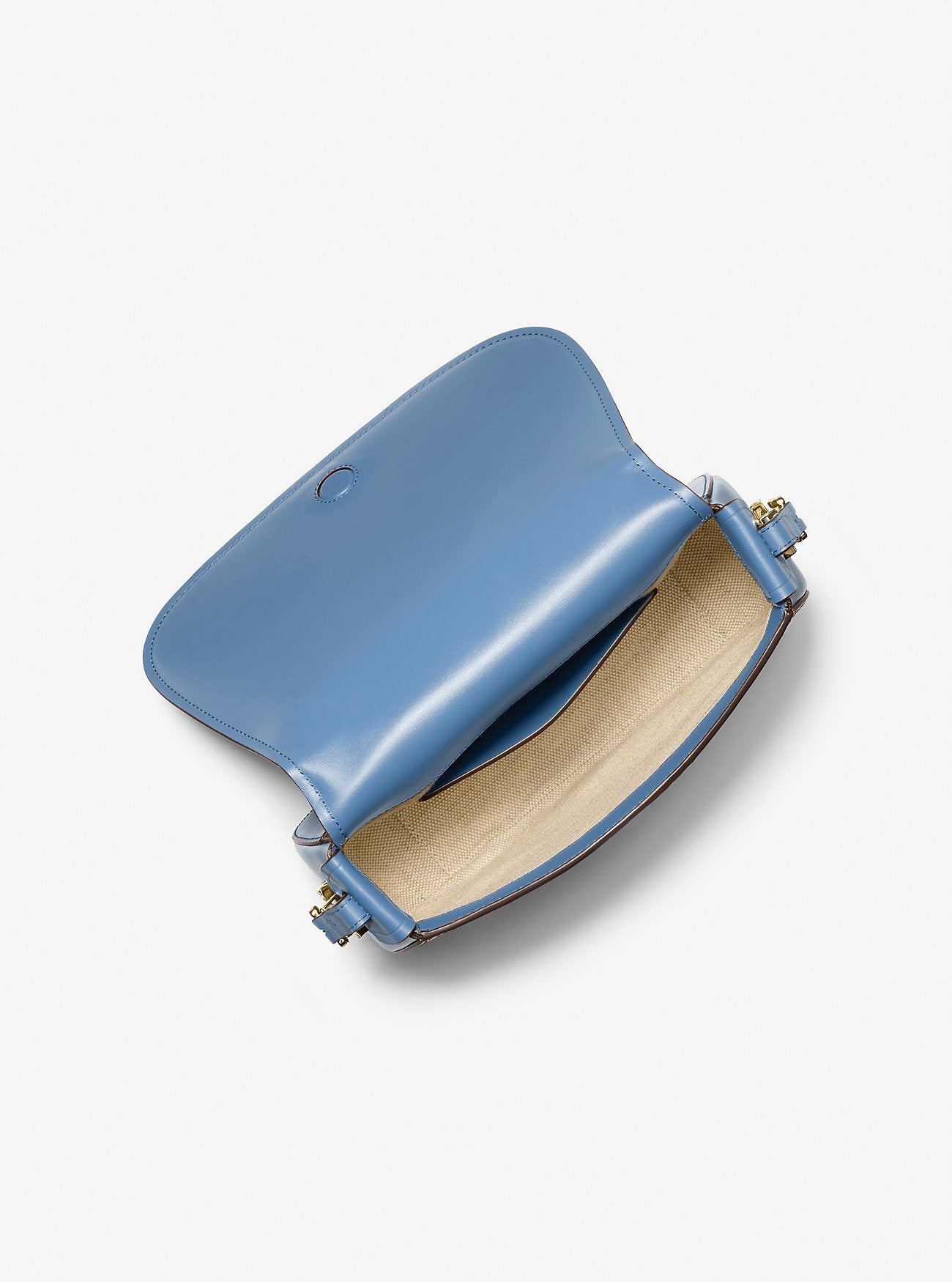 Lydia Medium Leather Crossbody Bag French Blue French Blue