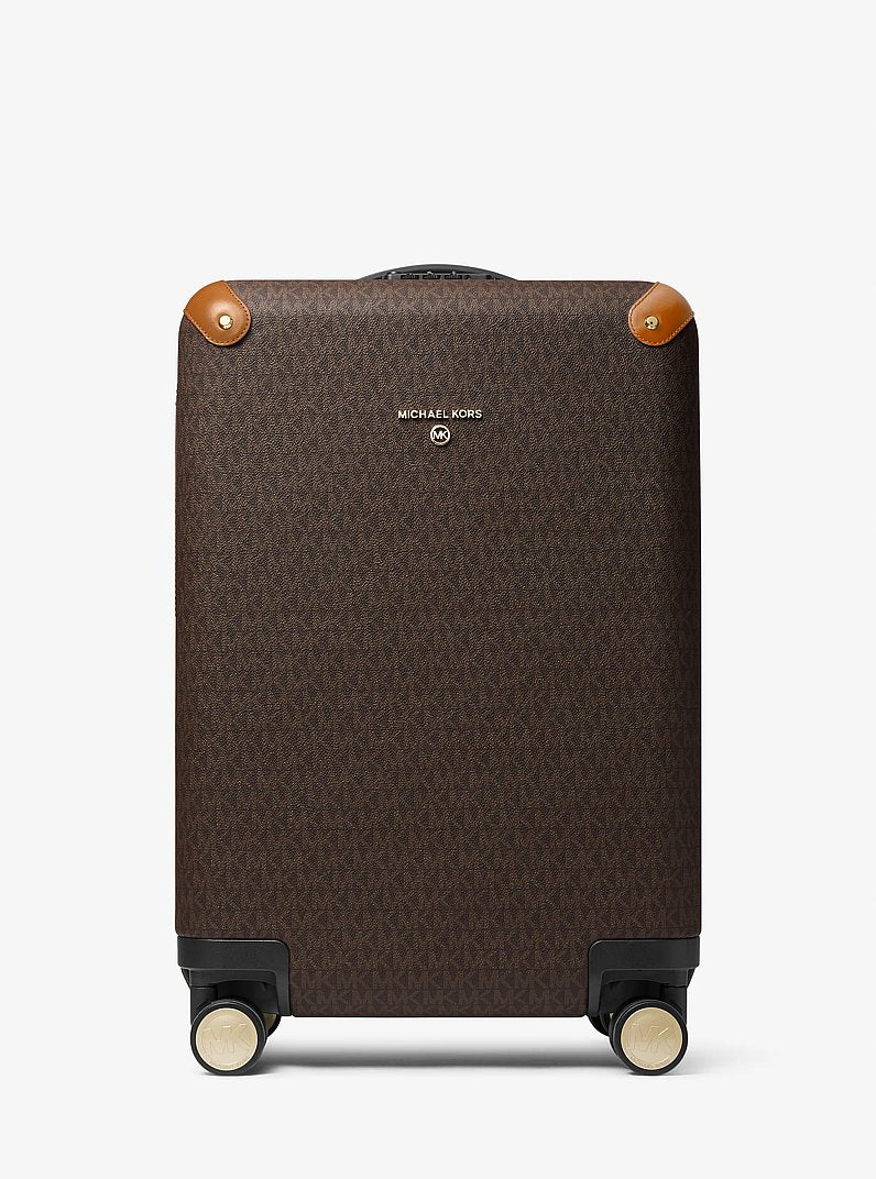 Michael Kors Logo Suitcase BRN/ACORN