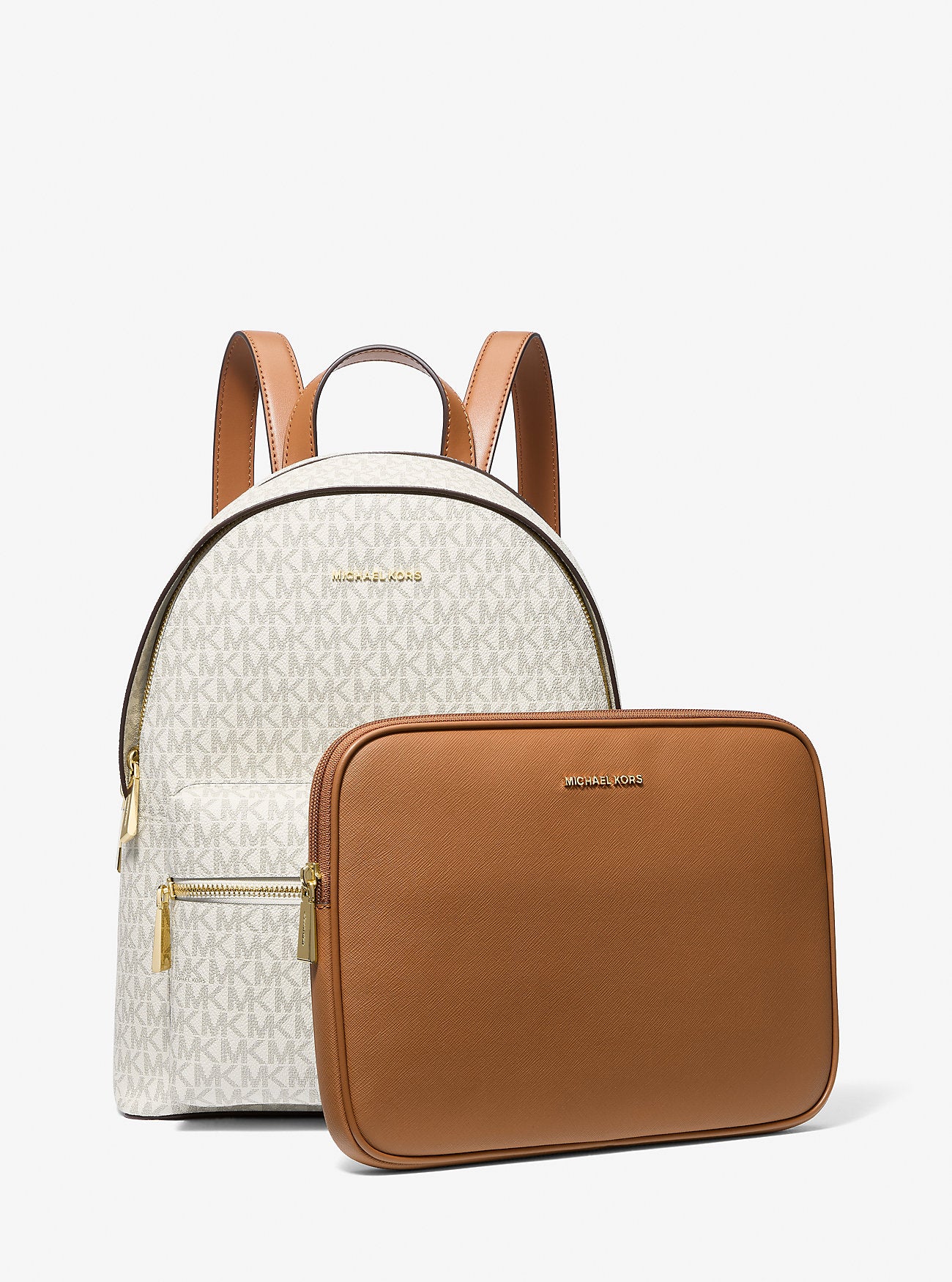 Sally Medium 2-In-1 Logo Backpack Vanilla-Acorn Vanilla-Acorn