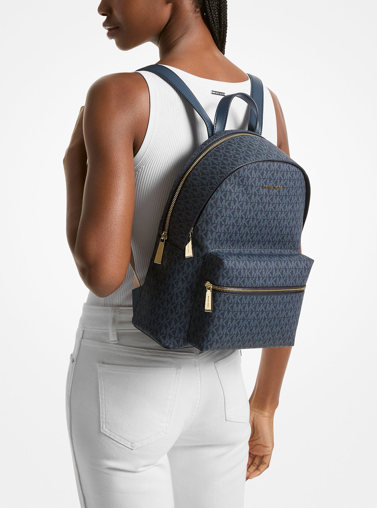 Sally Medium 2-In-1 Logo Backpack Admrl-Plblue Admrl-Plblue