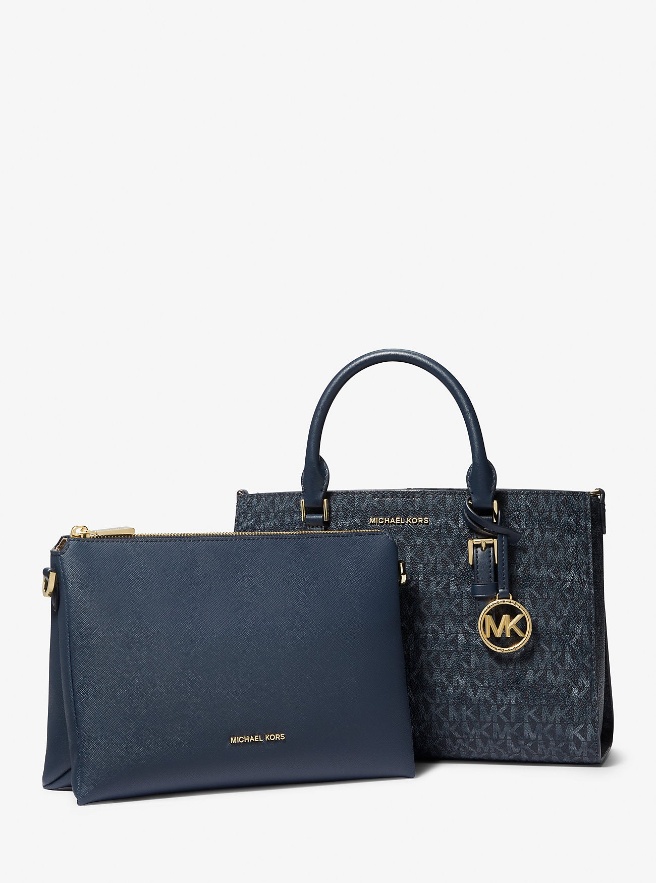 Sally 2-in-1 Medium Logo Satchel Admrl-Plblue Admrl-Plblue