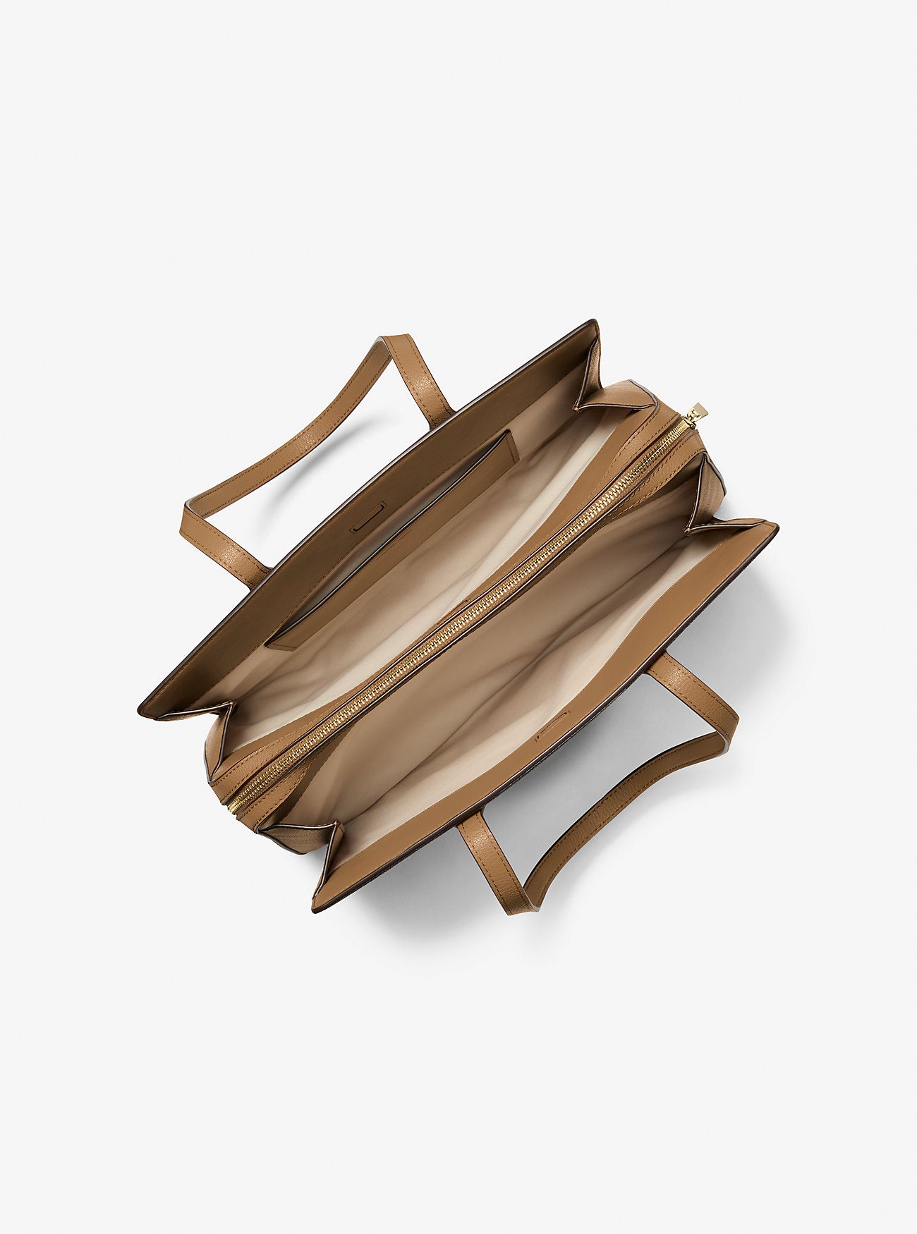 Laila Medium Signature Logo Tote Bag Husk Husk