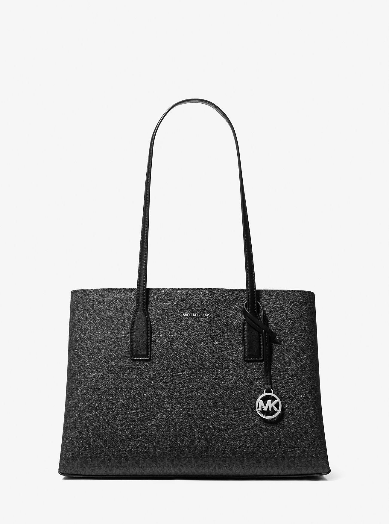 Ruthie Medium Signature Logo Tote Bag Black Black