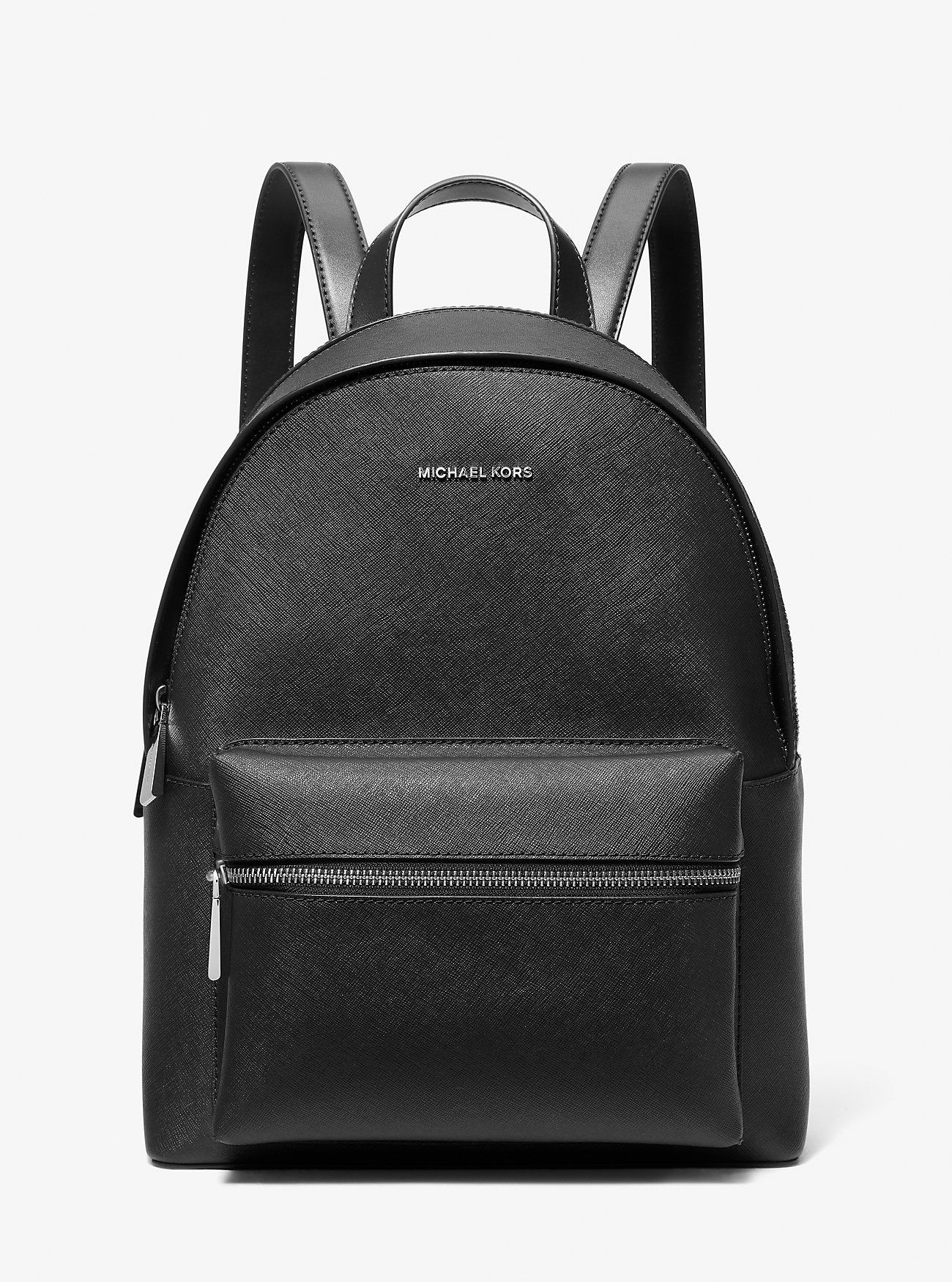 Sally Medium 2-in-1 Saffiano Leather Backpack Black Black
