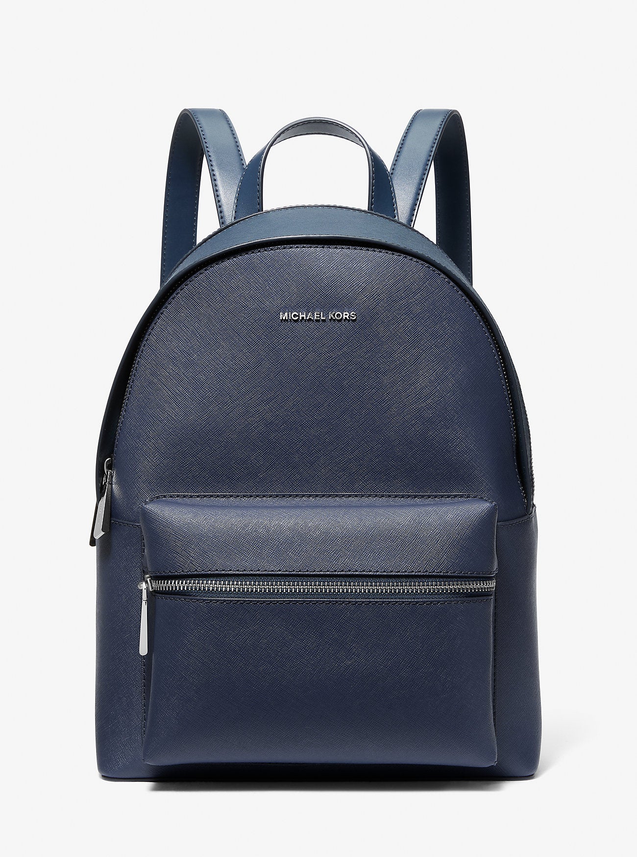 Sally Medium 2-in-1 Saffiano Leather Backpack Navy Navy
