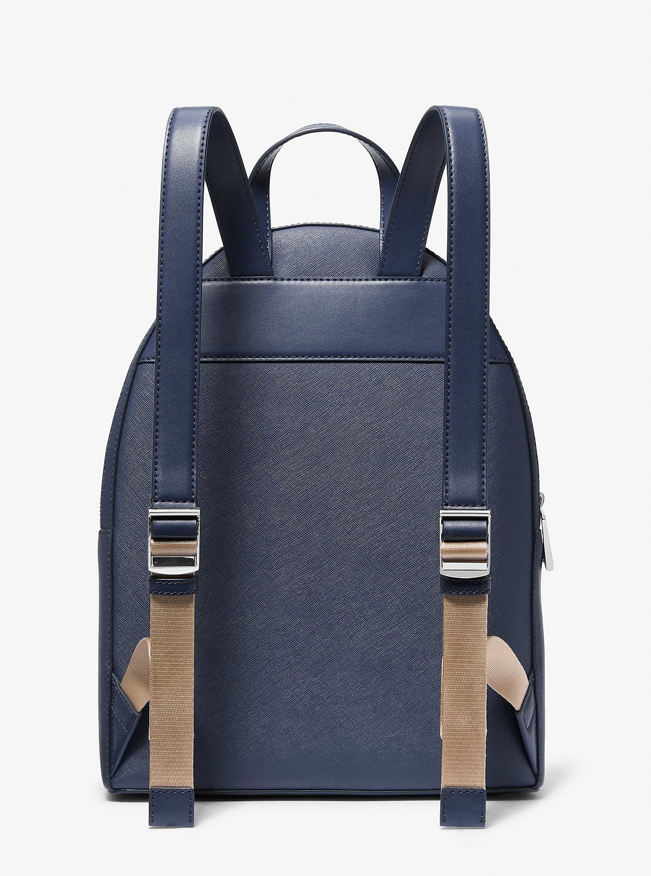 Sally Medium 2-in-1 Saffiano Leather Backpack Navy Navy