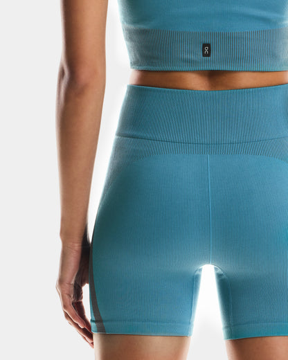 On Studio Knit Shorts Niagara | Rock (Women'S)