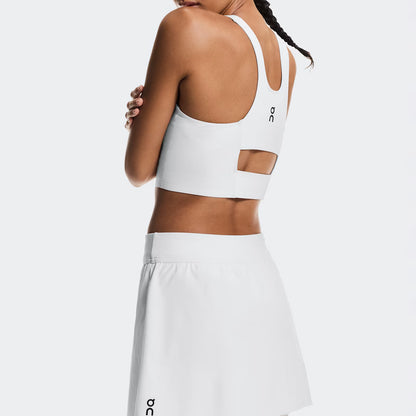 On Court Skirt Split Edge White | Black (Women'S)