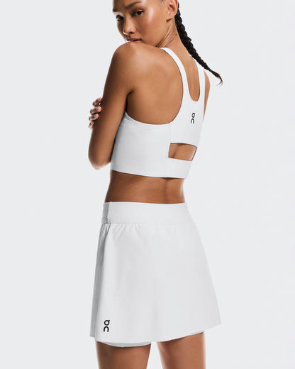 On Court Skirt Split Edge White | Black (Women'S)