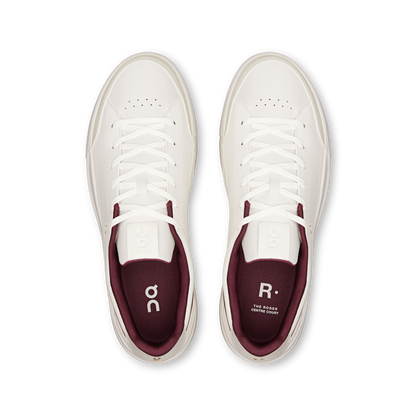 On The Roger Centre Court Ivory Maroon