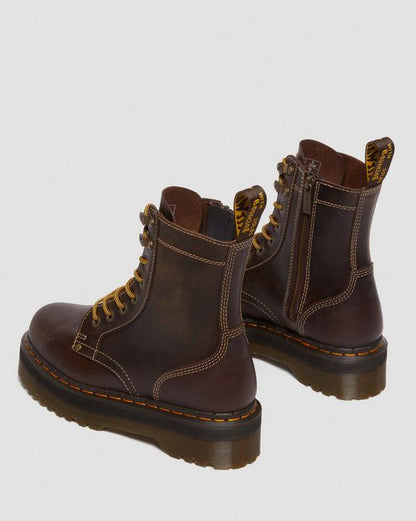 Dr. Martens Jadon Boot Arc Crazy Horse Platforms Brown - Mens