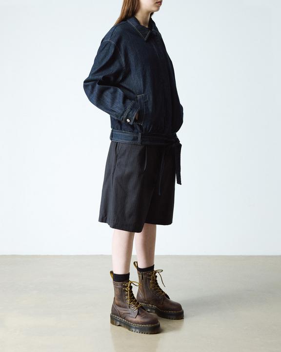 Dr. Martens Jadon Boot Arc Crazy Horse Platforms Brown - Mens