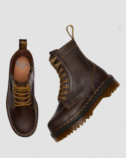 Jadon Boot Arc Crazy Horse Platforms - Brown - Mens